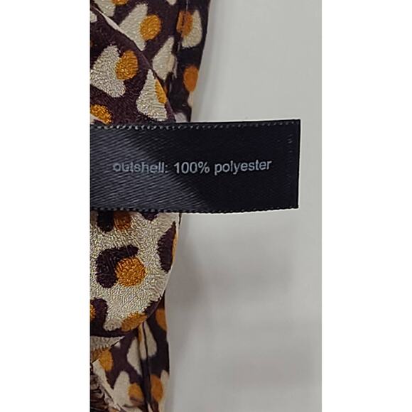 The Limited XS brown geometric sleeveless blouse women's small - Picture 3 of 5